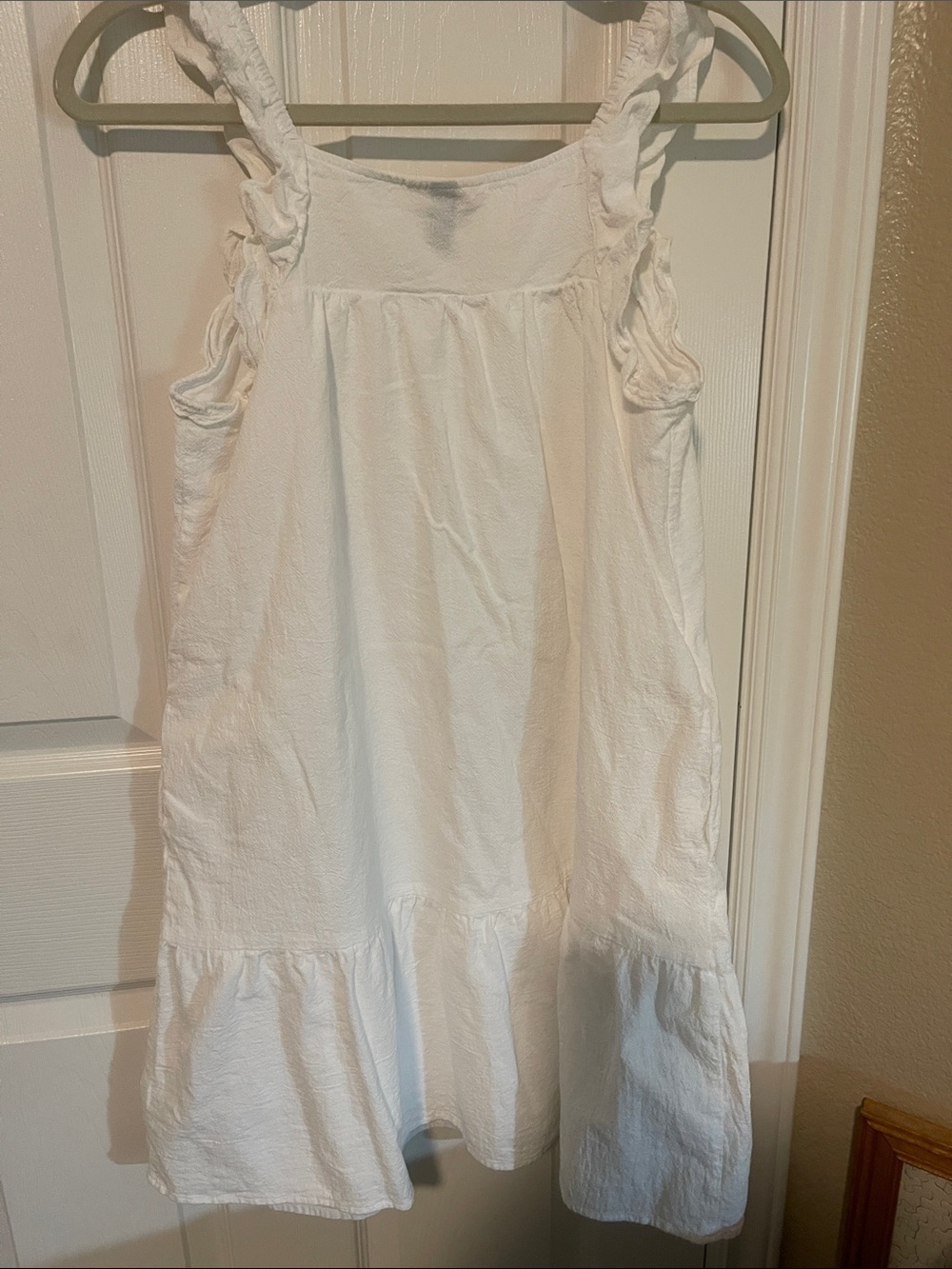 Universal Thread White Ruffle-Trim Midi Sundress - Picture 2 of 2